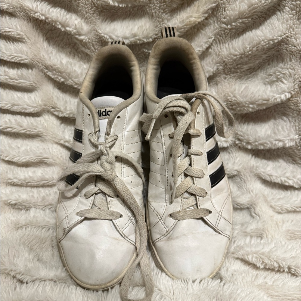 Adidas White and Black Sneakers